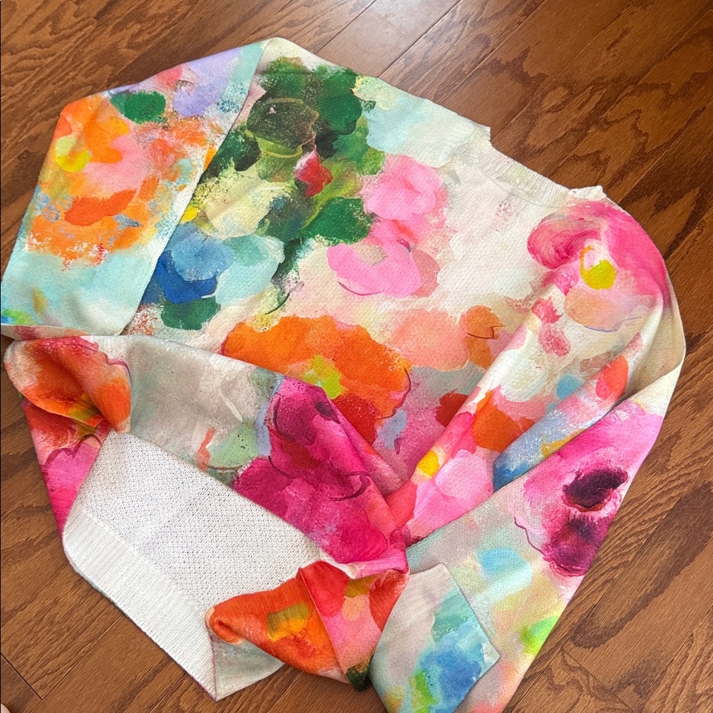 BEST SELLER! LIMITED QUANTITIES! Watercolor Floral Sweater
English Country Gardn - Picture 13 of 15